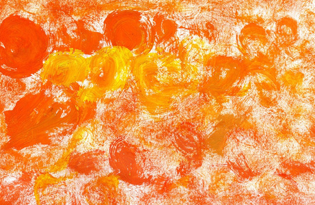 橘黄色的水粉画朝霞橙色天空-矢量山下山谷的全景景观破旧的漂亮的