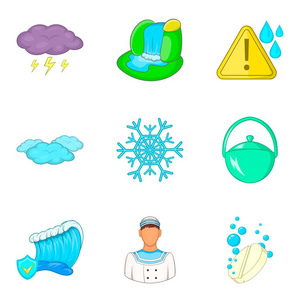 卡通快乐和有趣的蓄水池卡车卡通有趣,看蓄水池卡车街道清洁工人与