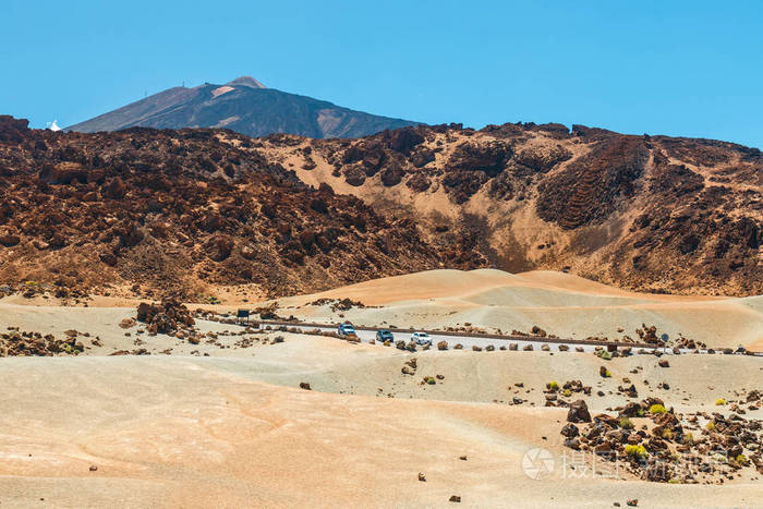 加拿大 Teide 国家公园 Teide 火山的景观