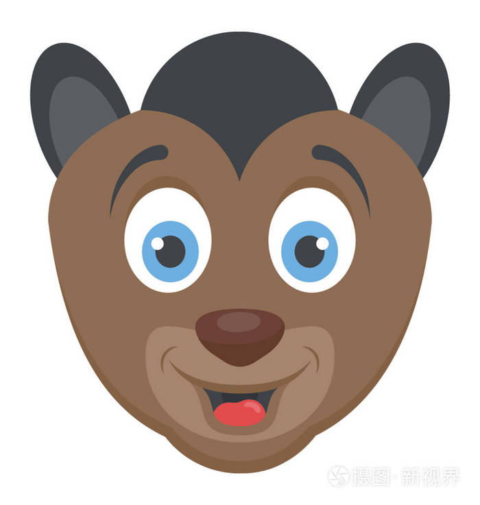 松鼠猴可爱的卡通人物