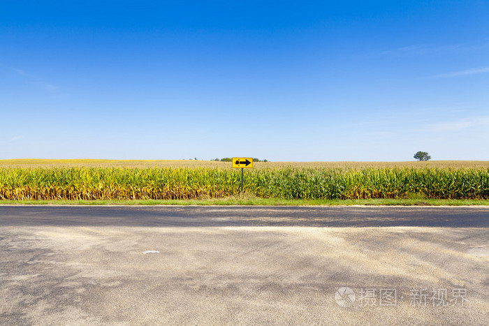 美国国家公路侧视图