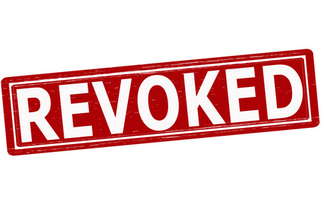 驾照被吊销图片