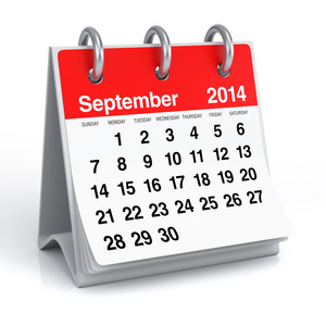 9月日历图片 9月日历素材 9月日历插画 摄图新视界