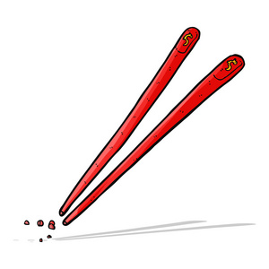 筷子卡通图片-筷子卡通素材-筷子卡通插画-摄图新视界