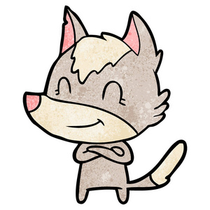 卡通大灰狼图片