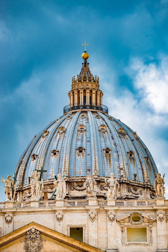 圣伯多禄大教堂在罗马意大利