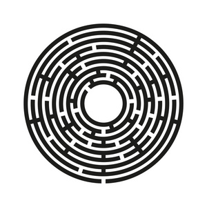 圆的迷宫图片-圆的迷宫素材-圆的迷宫插画-摄图新视界