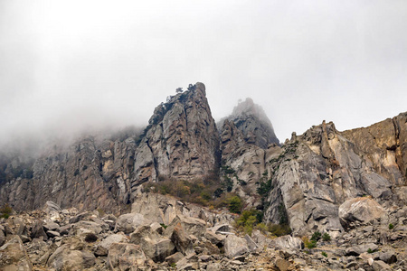 Demerdzhi 山在克里米亚, 石头混乱