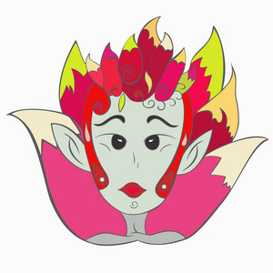 小精灵的插图图片