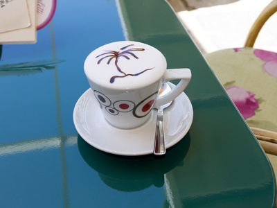 华丽杯咖啡在克罗地亚察夫塔特