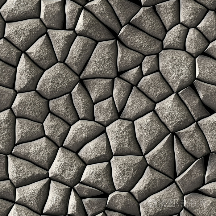 鹅卵石石头抽象无缝生成员工纹理