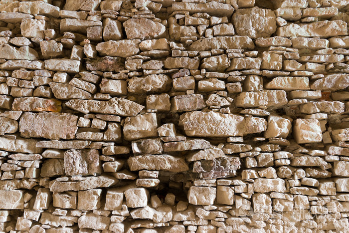 一堵石墙,背景或纹理的一部分照片-正版商用图片076b55-摄图新视界
