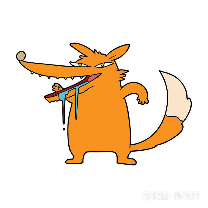 胖狐狸卡通人物