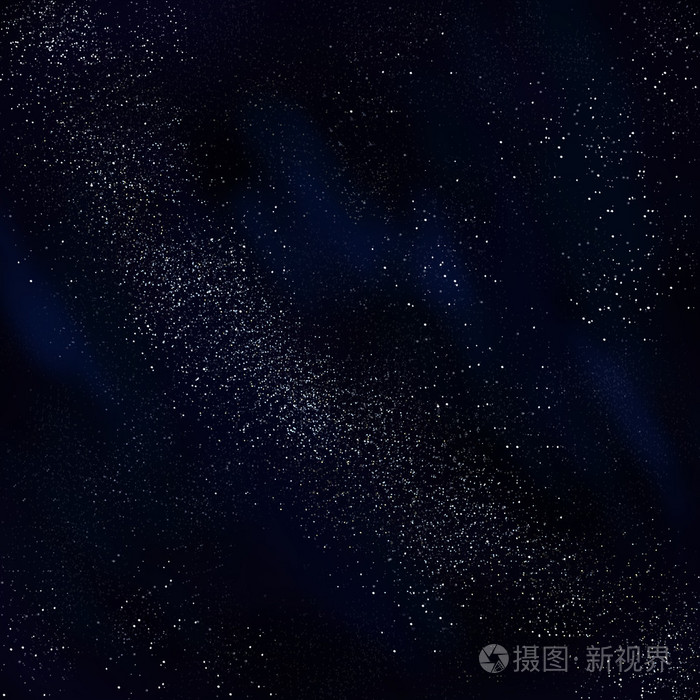 繁星点点的天空