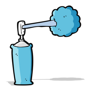 漫画卡通喷雾可以图片