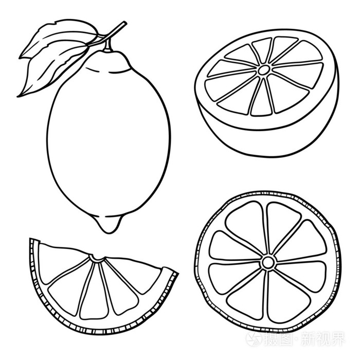 无缝模式柠檬插画-正版商用图片076uz0-摄图新视界
