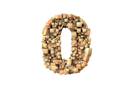 数字零形状生成与木材颗粒