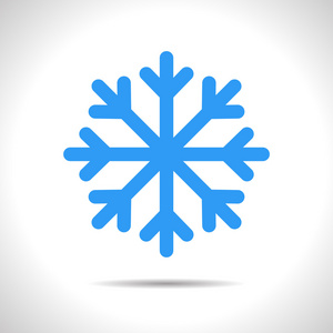 矢量雪片状图标图片