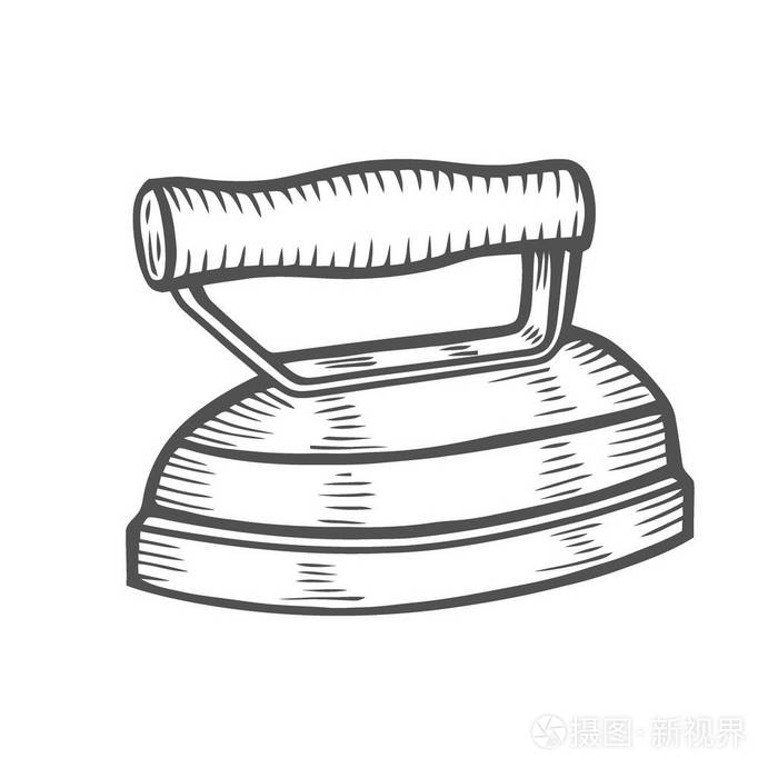 孤立在白色铁插画-正版商用图片0774xw-摄图新视界