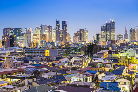 在西新宿日本东京