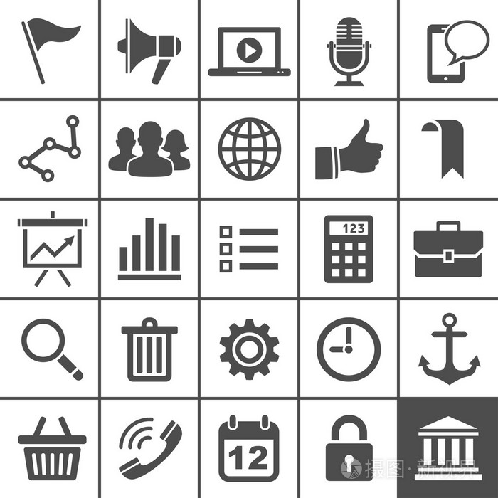 通用图标集.25 网站和应用程序图标