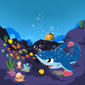 项链海星鲨鱼和海洋照片