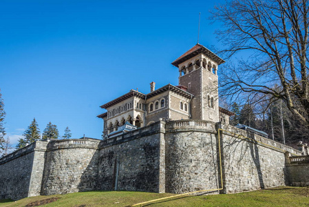 罗马尼亚布塞尼的坎塔库兹诺城堡