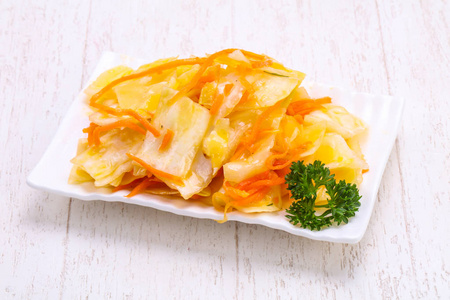 传统发酵白菜酸菜碗
