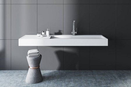 洗脸池施工图图片