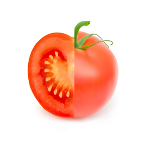 孤立的番茄