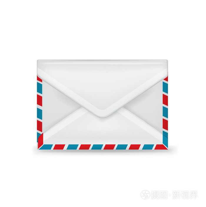 单个孤立的封闭的信封插画-正版商用图片0783et-摄图新视界