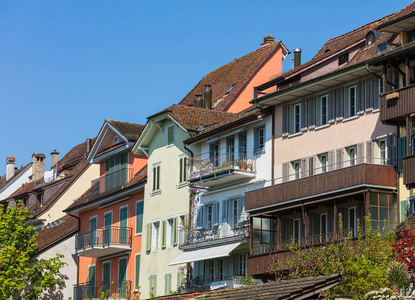 楚格的老镇在瑞士