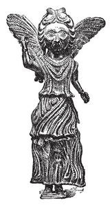 青铜第六世纪, 复古雕刻插图。工业百科全书 E。拉米1875
