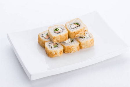 日本餐饮餐厅, 寿司 gunkan 卷板或碟套。寿司套装和构图