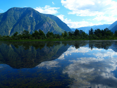 湖 teletskoe