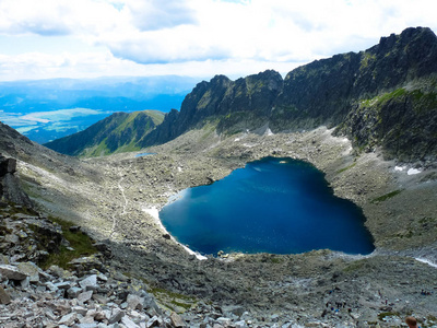 Tatras 山 Vysne Wahlenbergovo 湖