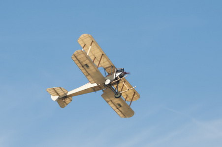 古董飞机老式双翼飞机照片
