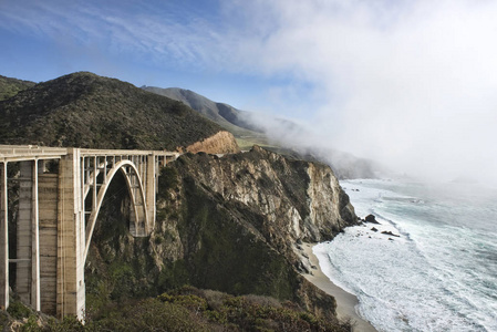 Bixby 桥 Hwy1 加利福尼亚