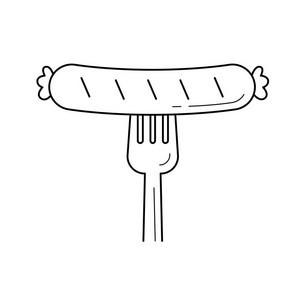 叉子手绘图片-叉子手绘素材-叉子手绘插画-摄图新视界