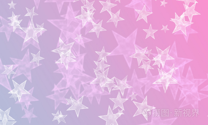 蓝色和粉红色的星星照片-正版商用图片0794ub-摄图新视界