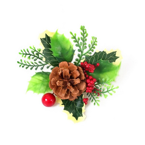 圣诞装饰品 圣诞树浆果和锥形树枝