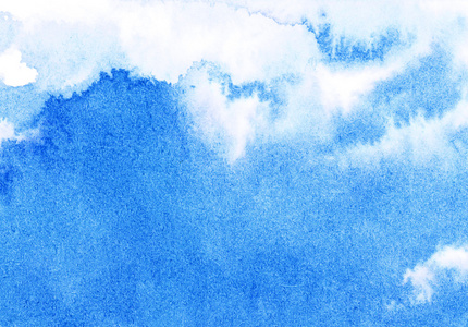 抽象水彩天空照片