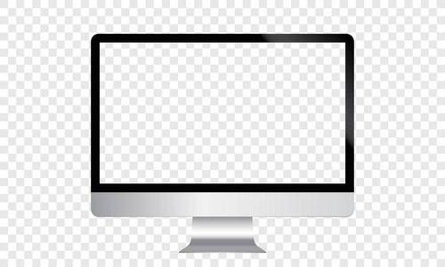 计算机显示空白屏幕矢量框架