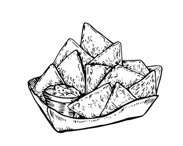 玉米横切面插画图片