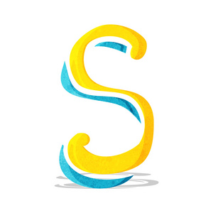 卡通字母 s照片
