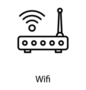 设备天线和互联网信号是 wifi 路由器