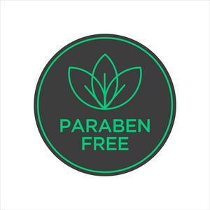 Paraben 免费图标。孤立向量插图