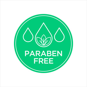 Paraben 免费图标。孤立向量插图