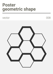 海报最小几何矢量形状
