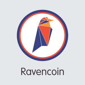 RavencoinBlockchain Cryptocurrency 硬币图像